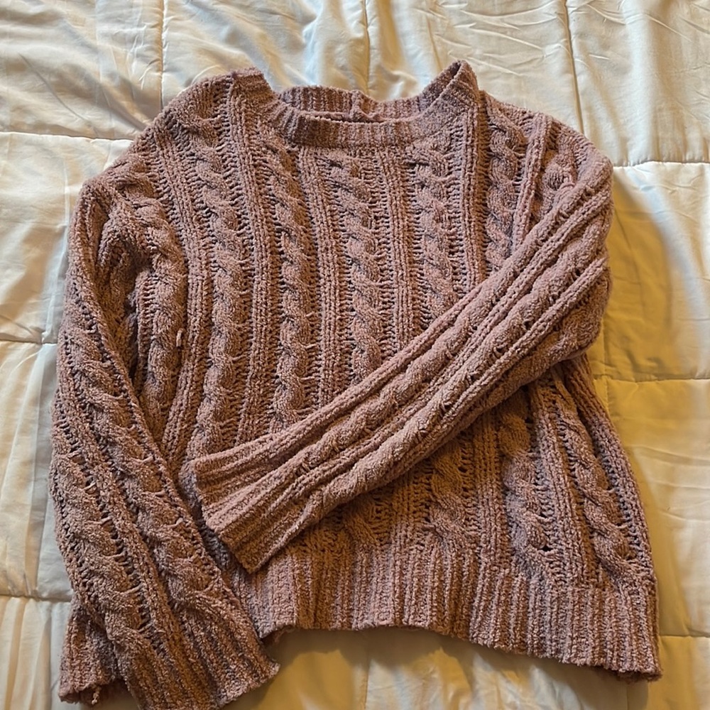 Lavender AE sweater